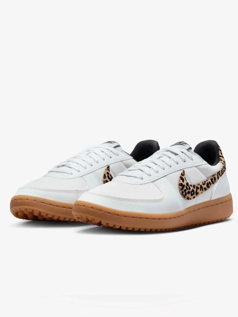 Nike Field General SE White Gum Leopard Swoosh Women’s Shoes Size 7